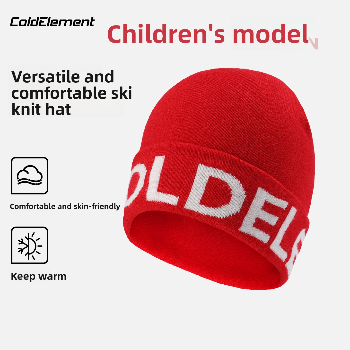 Outdoor Adventure Activities For Kids - Coldelement Kids Ski Beanie - Warm