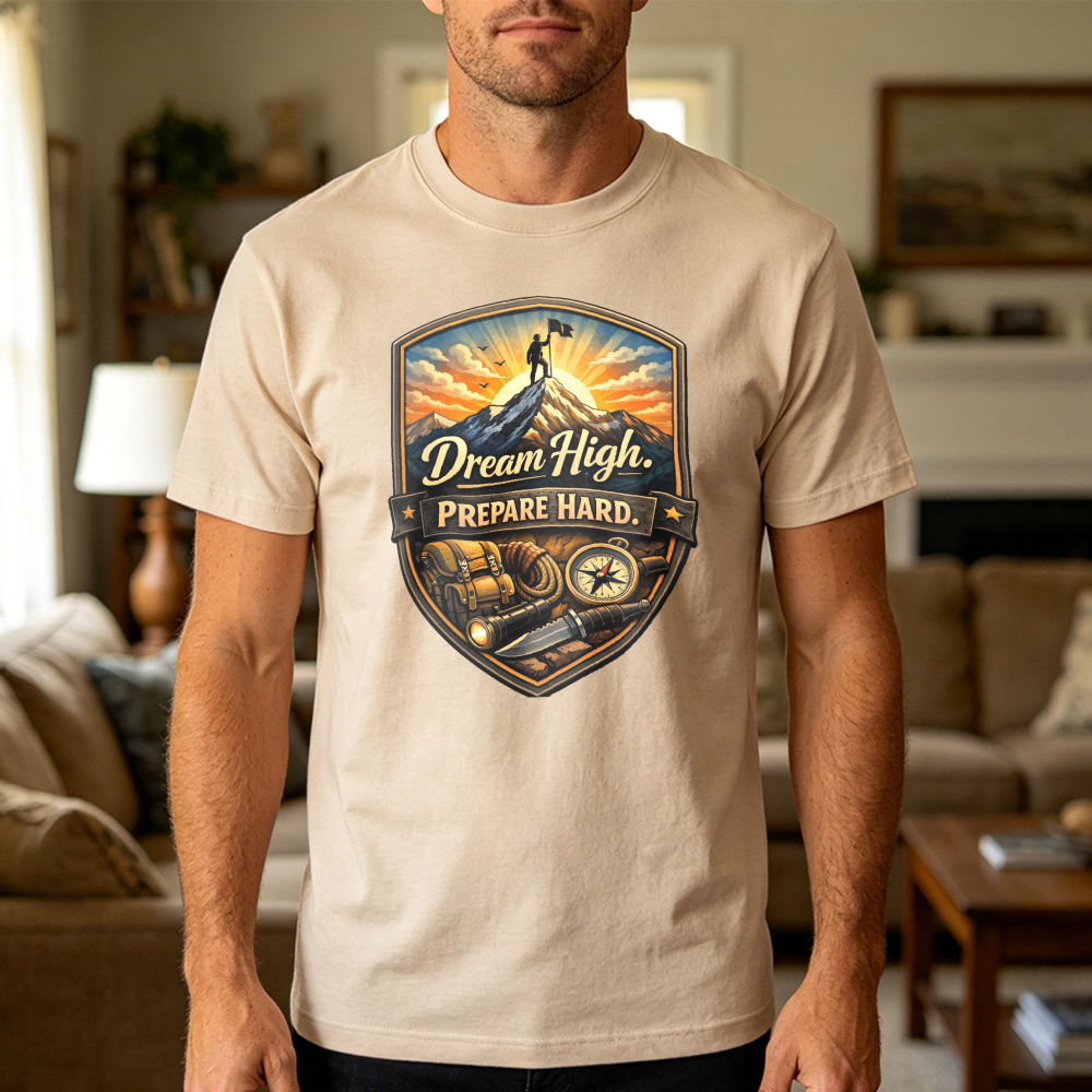 Outdoor Adventure Quotes Short - Dream High Prepare Hard Mountain Summit