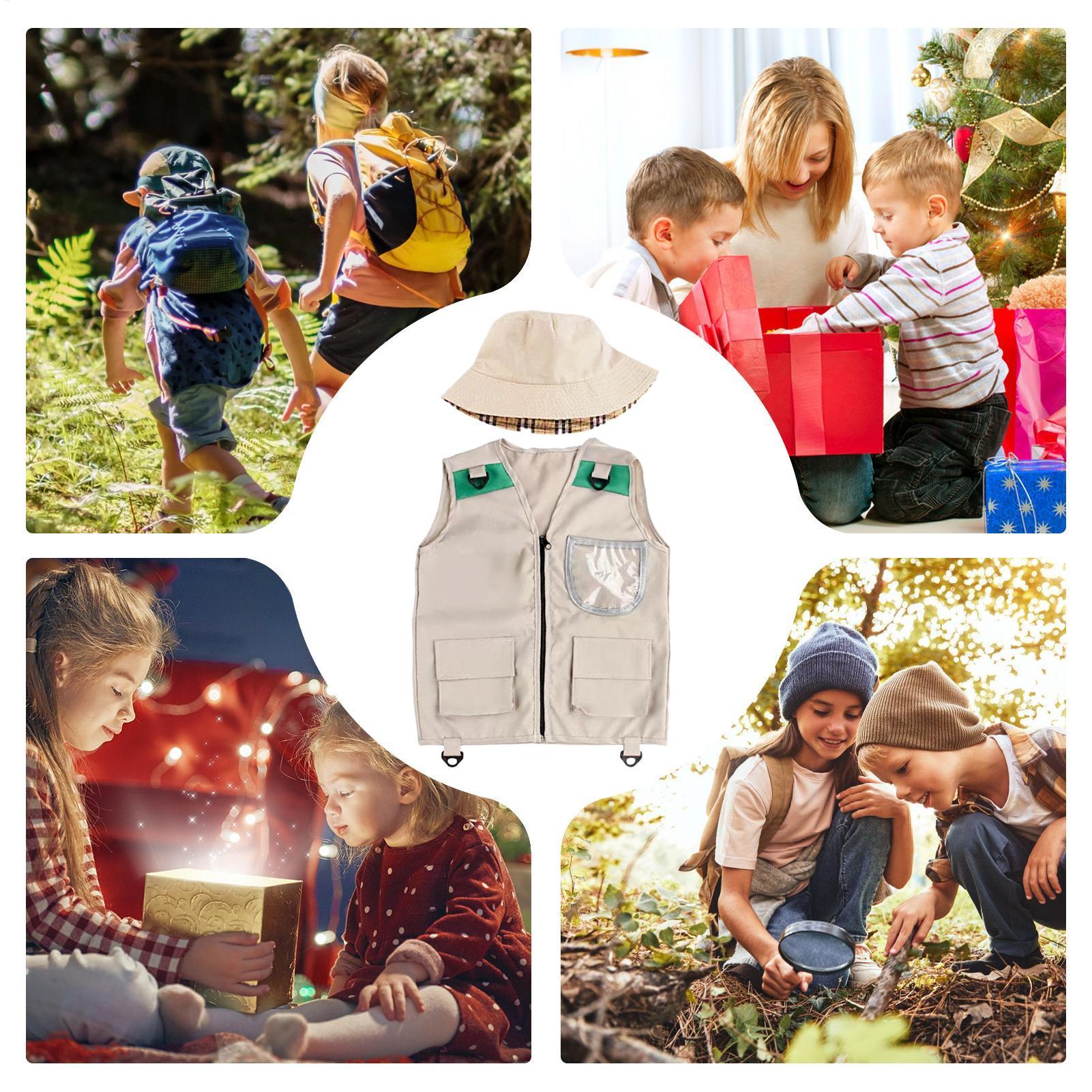 Kids Explorer Vest and Hat Cos - Outdoor Adventure Activities For Kids reseña y precio