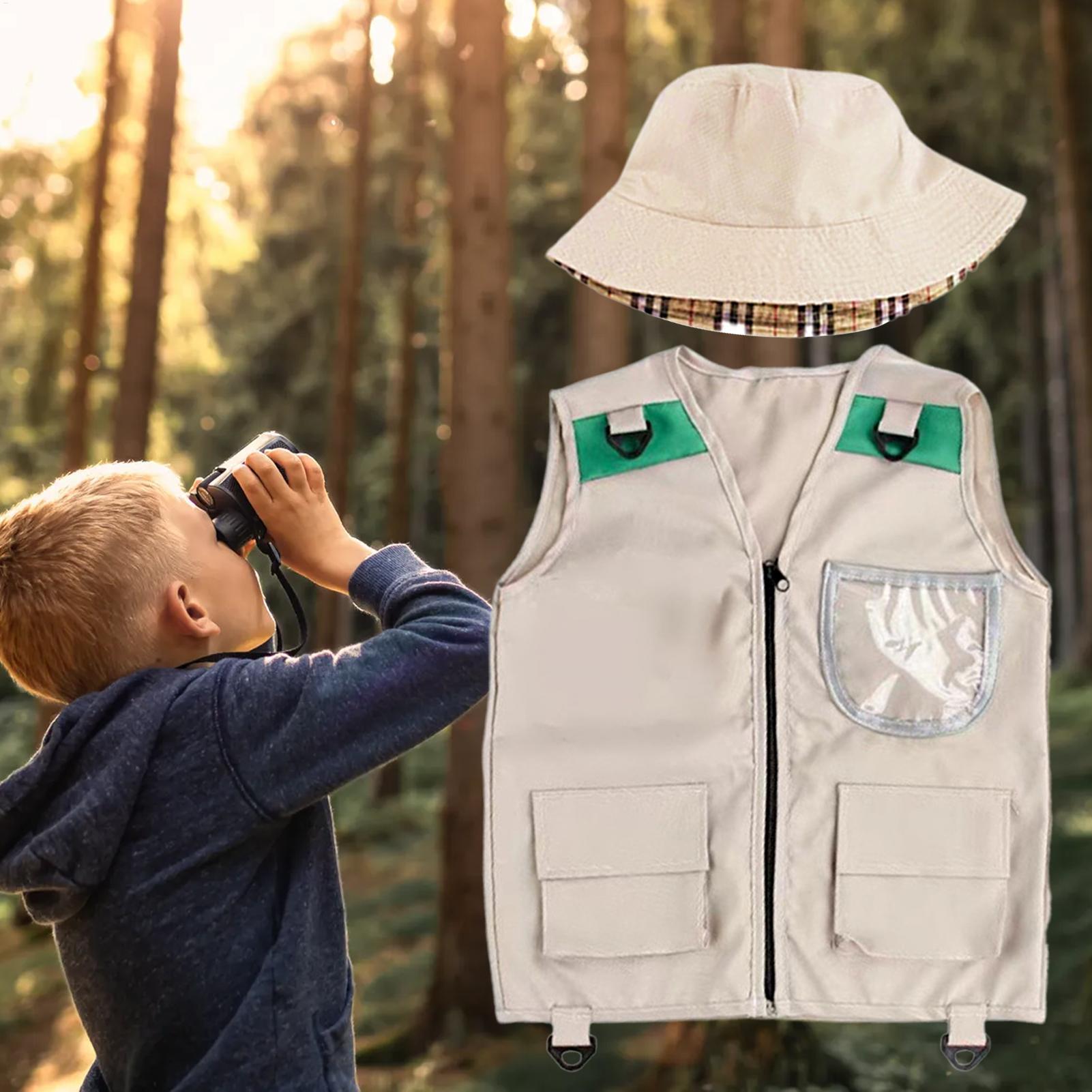 Kids Explorer Vest and Hat Cos - Outdoor Adventure Activities For Kids reseña y precio
