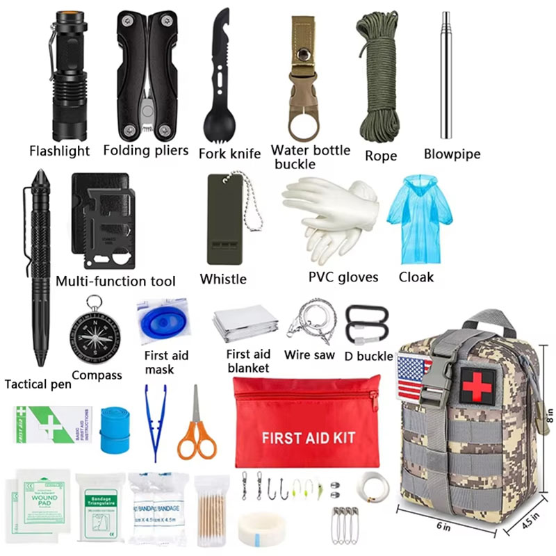 Survival First Aid Kit Surviva - Outdoor Adventure Kit reseña y precio