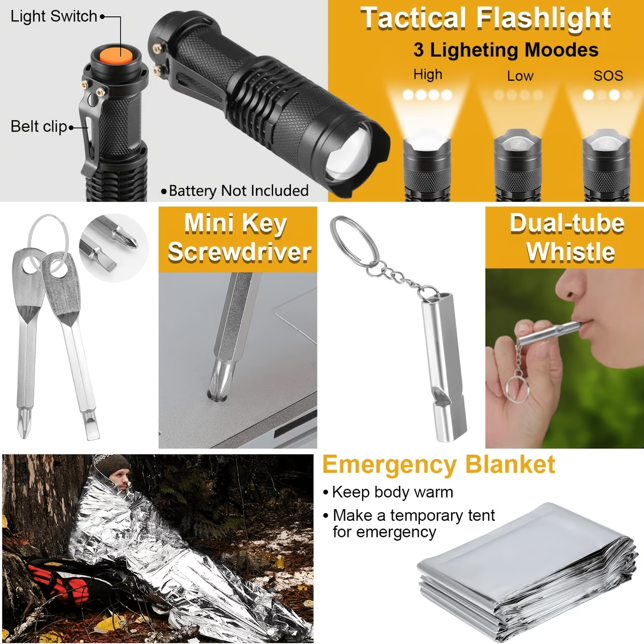 250-Piece Professional Surviva - Outdoor Adventure Kit reseña y precio