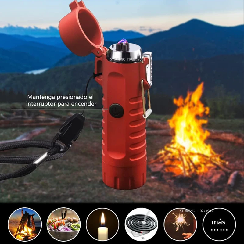 USB Rechargeable Dual Arc Plas - Outdoor Adventure Kit reseña y precio