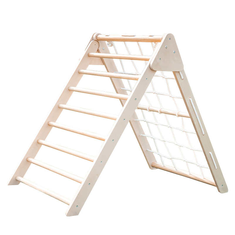 Foldable Wooden Triangle Climb - Outdoor Adventure Activities For Kids reseña y precio
