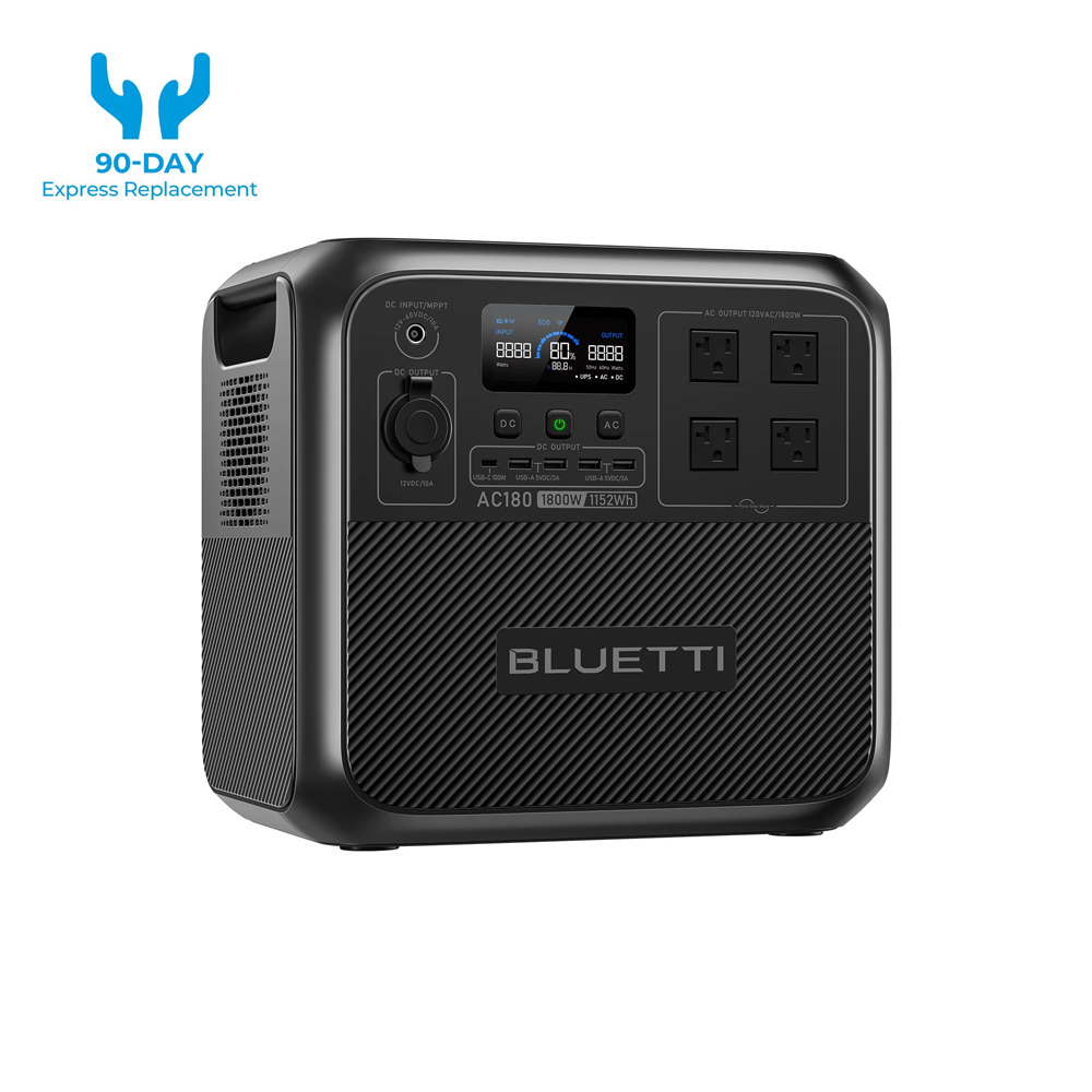 【RENEW】BLUETTI AC180 Solar Por - Outdoor Adventure Kit reseña y precio