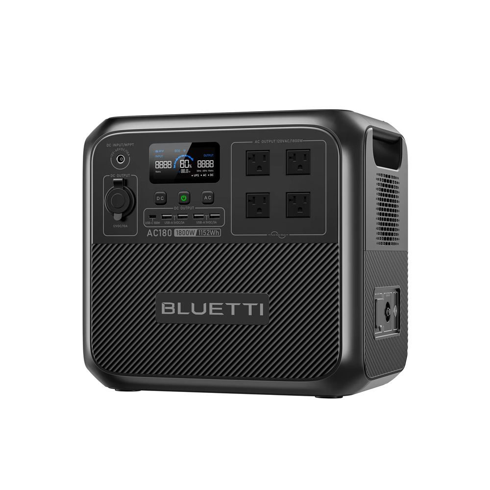【RENEW】BLUETTI AC180 Solar Por - Outdoor Adventure Kit reseña y precio