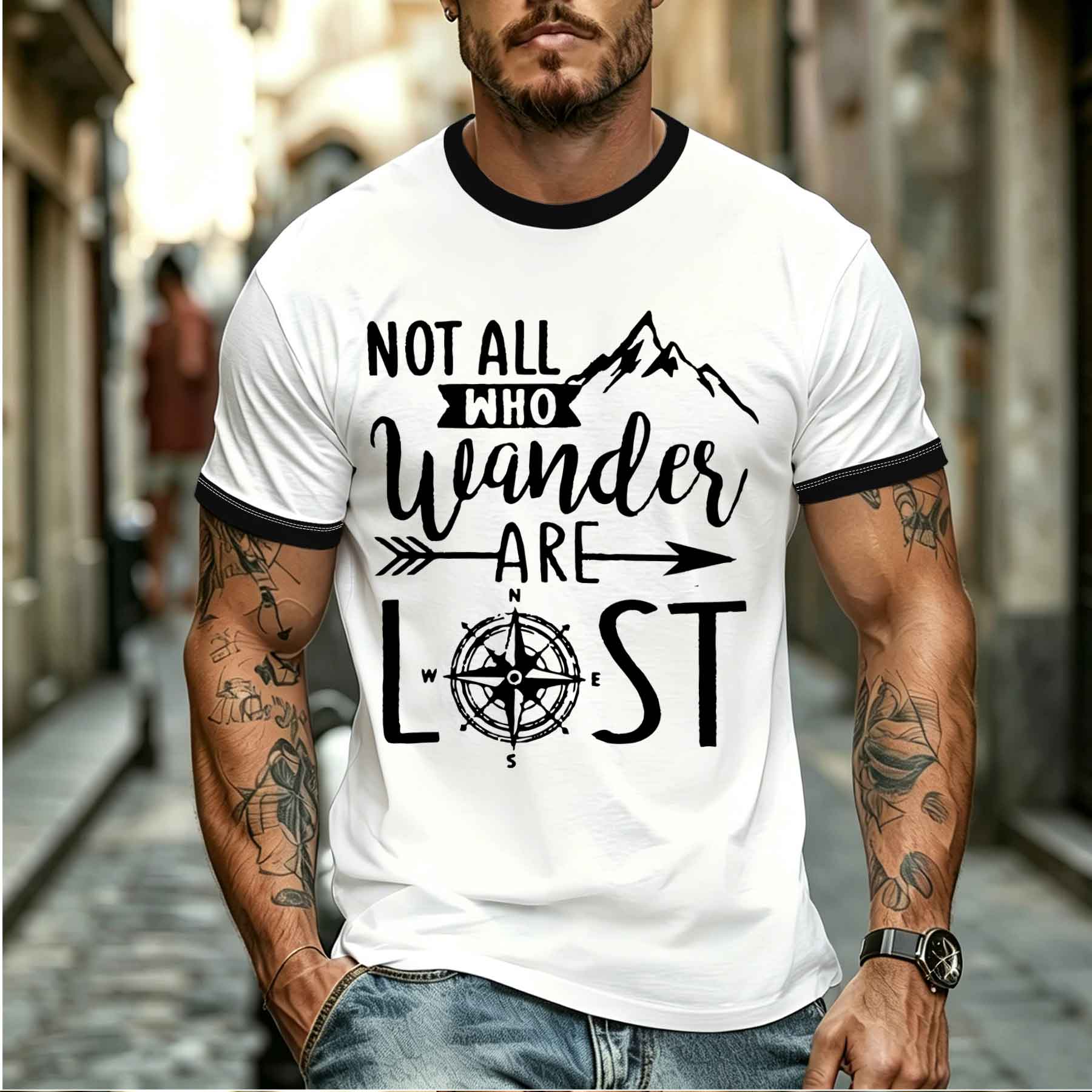 2026 new model Tee Stylish Com - Outdoor Adventure Quotes Short reseña y precio