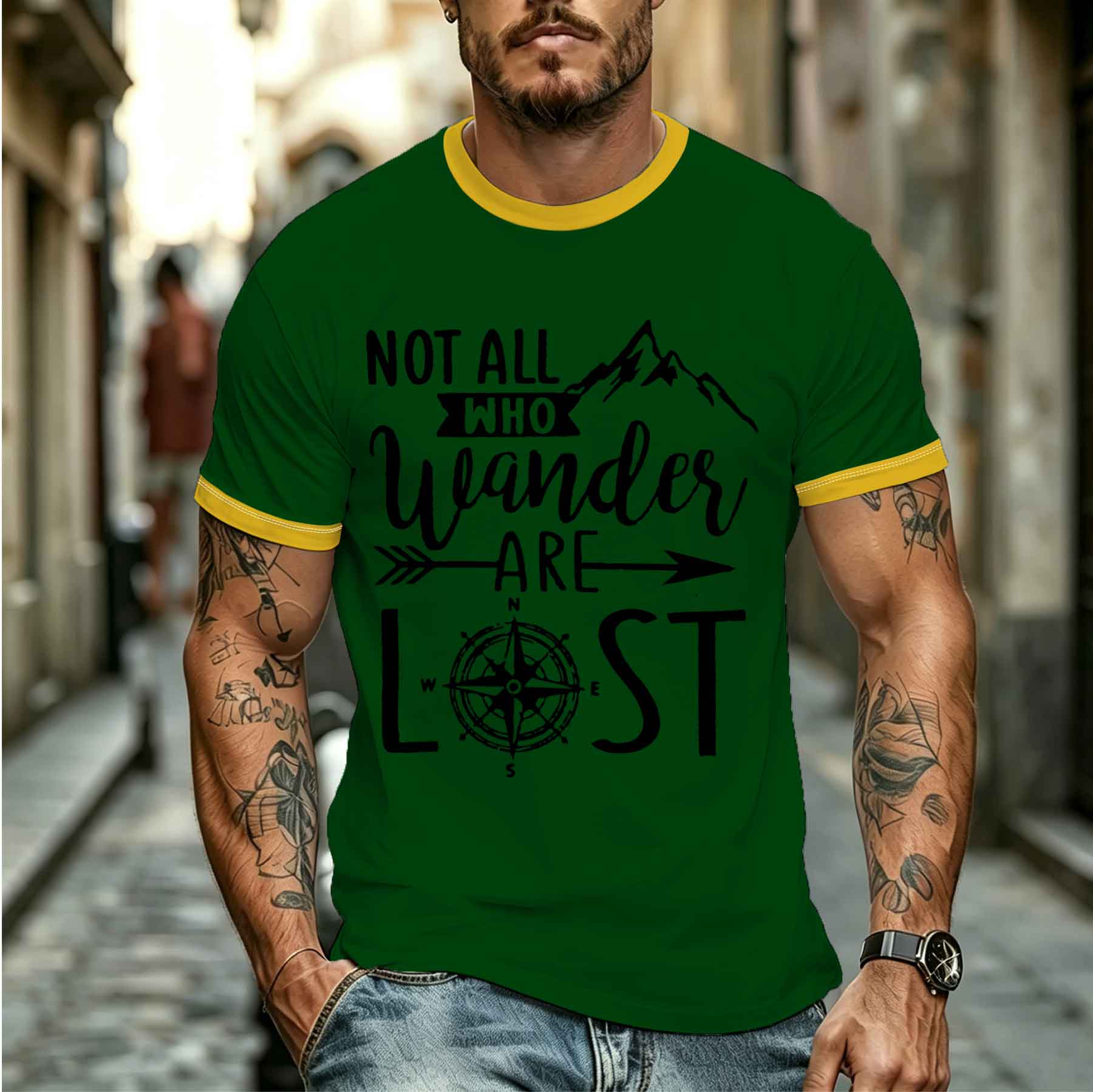 2026 new model Tee Stylish Com - Outdoor Adventure Quotes Short reseña y precio