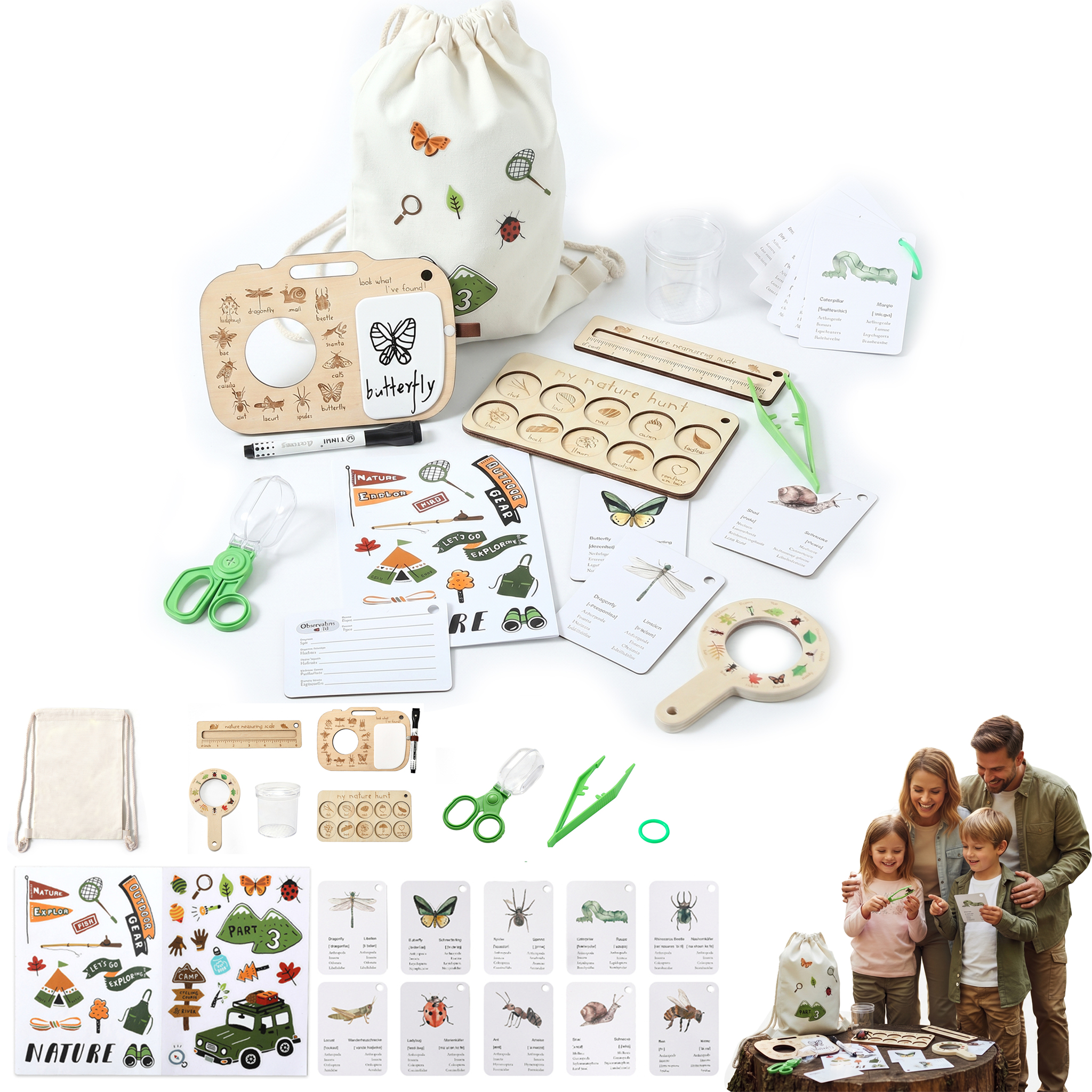 Kids Outdoor Exploration Kit W - Outdoor Adventure Kit For Kids reseña y precio