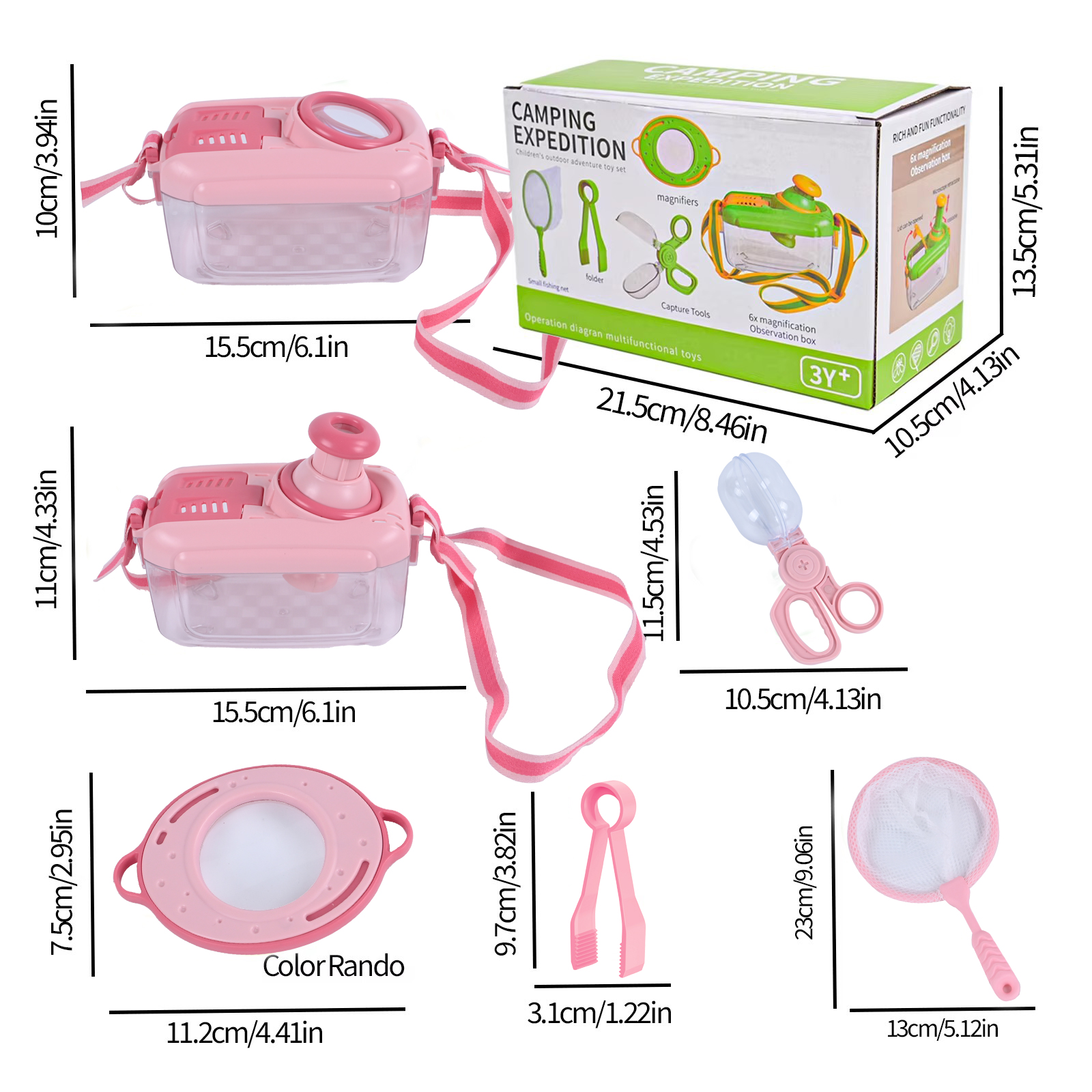 Viewer Insect Box Double Magni - Outdoor Adventure Kit For Kids reseña y precio