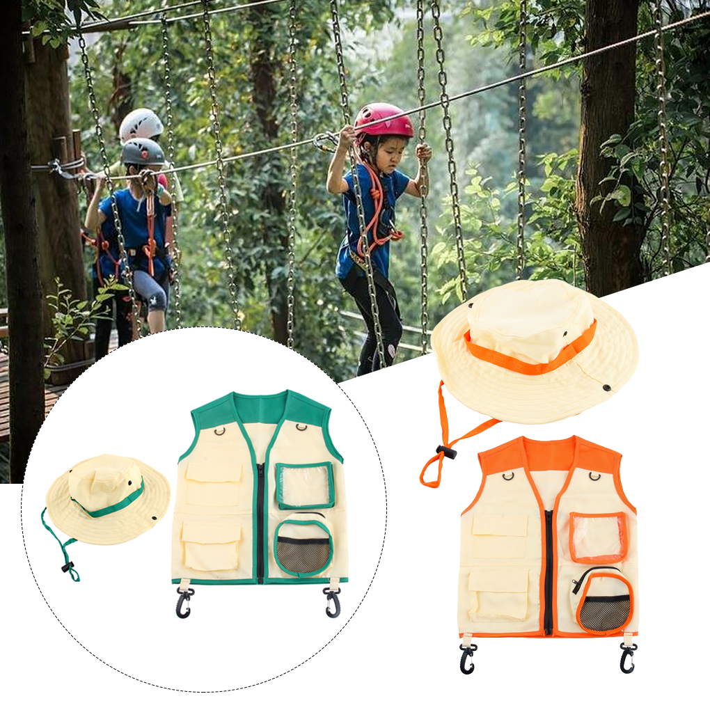 Kids Insect Explorer Vest Hat  - Outdoor Adventure Kit For Kids reseña y precio