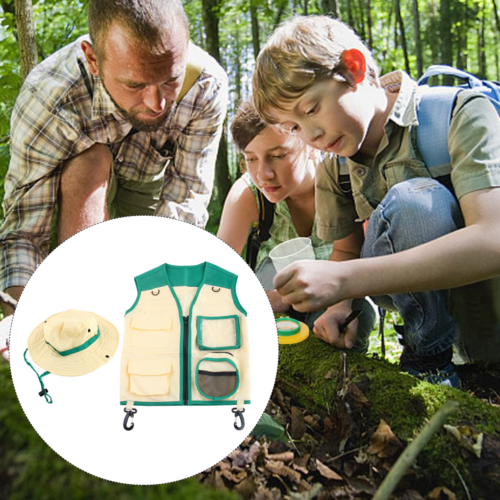 Kids Insect Explorer Vest Hat  - Outdoor Adventure Kit For Kids reseña y precio