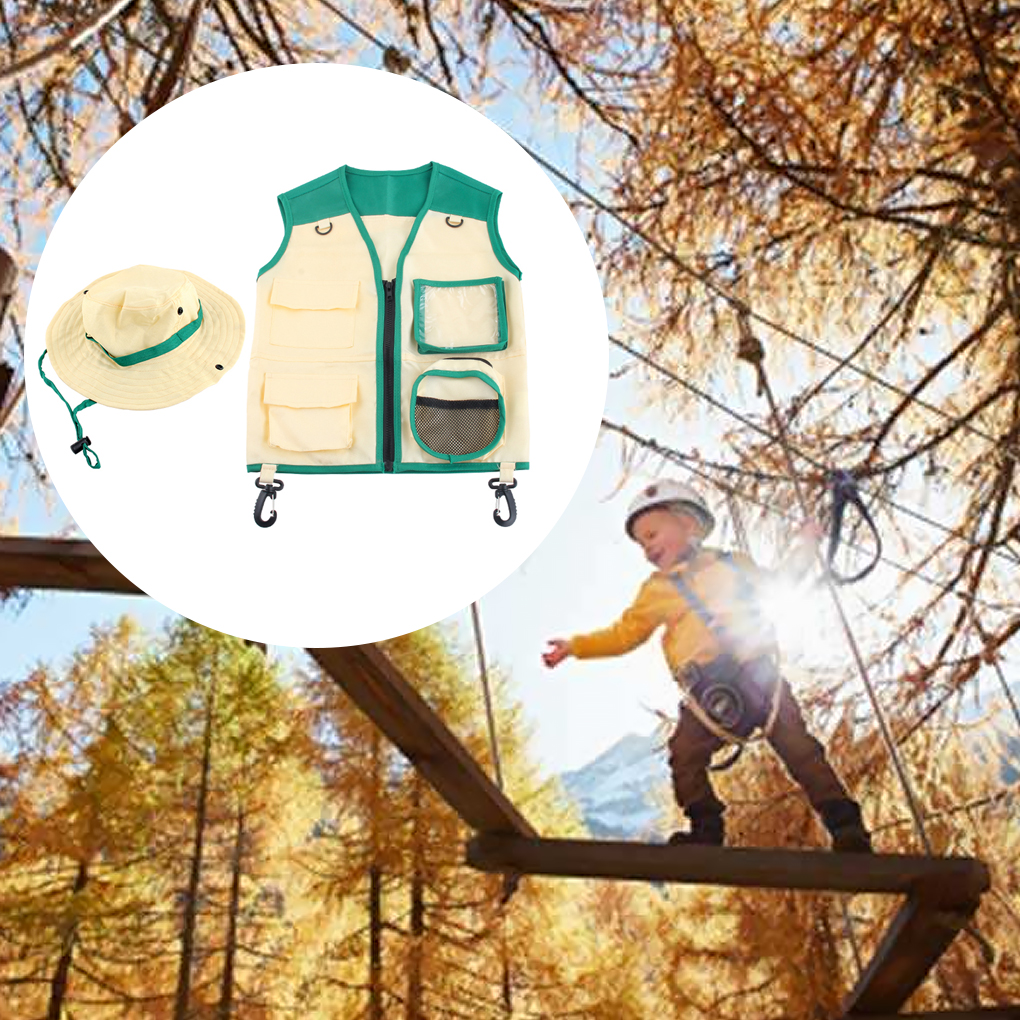 Kids Insect Explorer Vest Hat  - Outdoor Adventure Kit For Kids reseña y precio