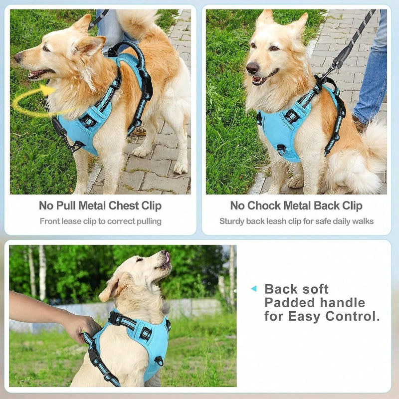 High Reflective Dog Harness Se - Outdoor Adventure Kit reseña y precio