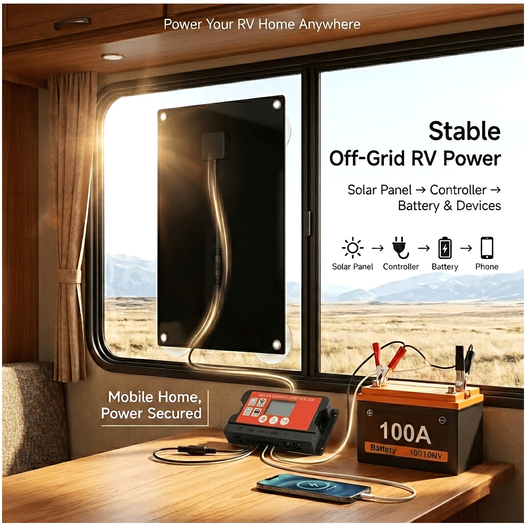 18V Solar Power Kit for Yacht, - Outdoor Adventure Kit reseña y precio