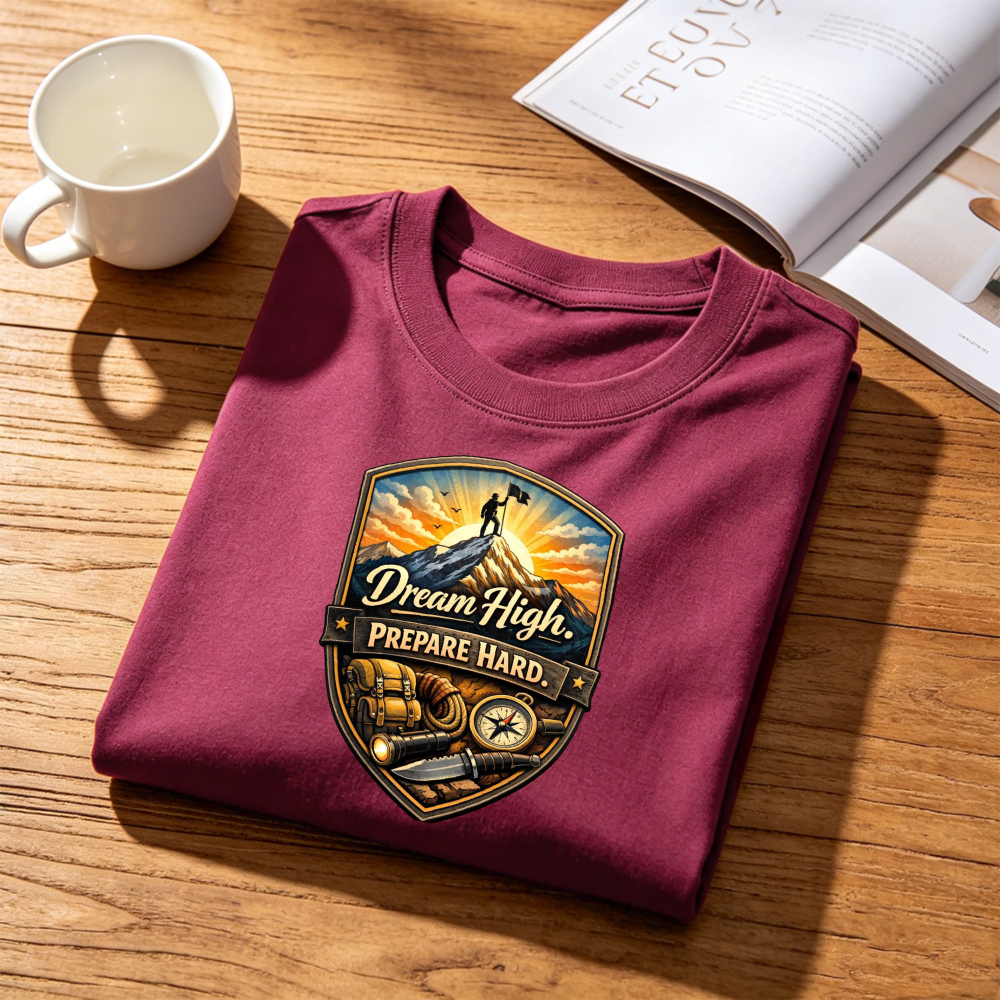 Dream High Prepare Hard Mounta - Outdoor Adventure Quotes Short reseña y precio