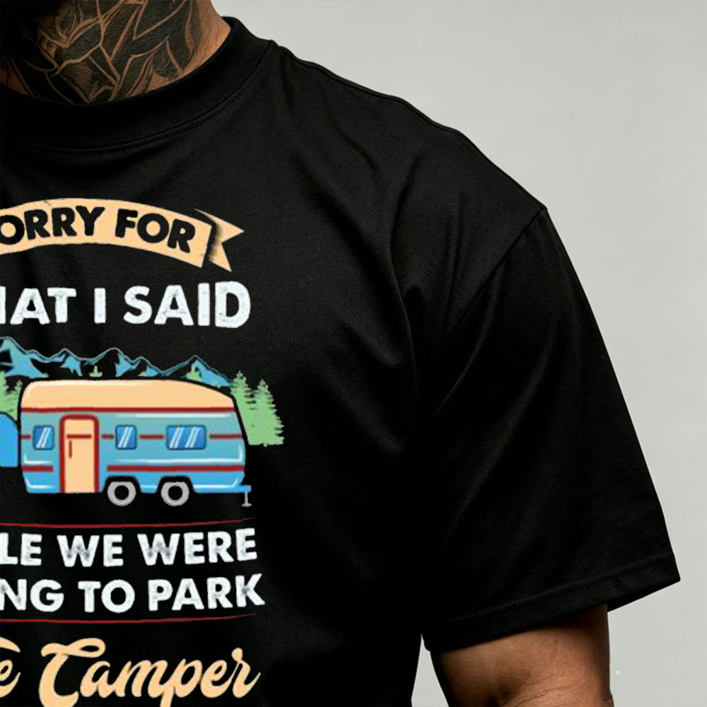 Camper Trailer Camping Graphic - Outdoor Adventure Quotes Short reseña y precio