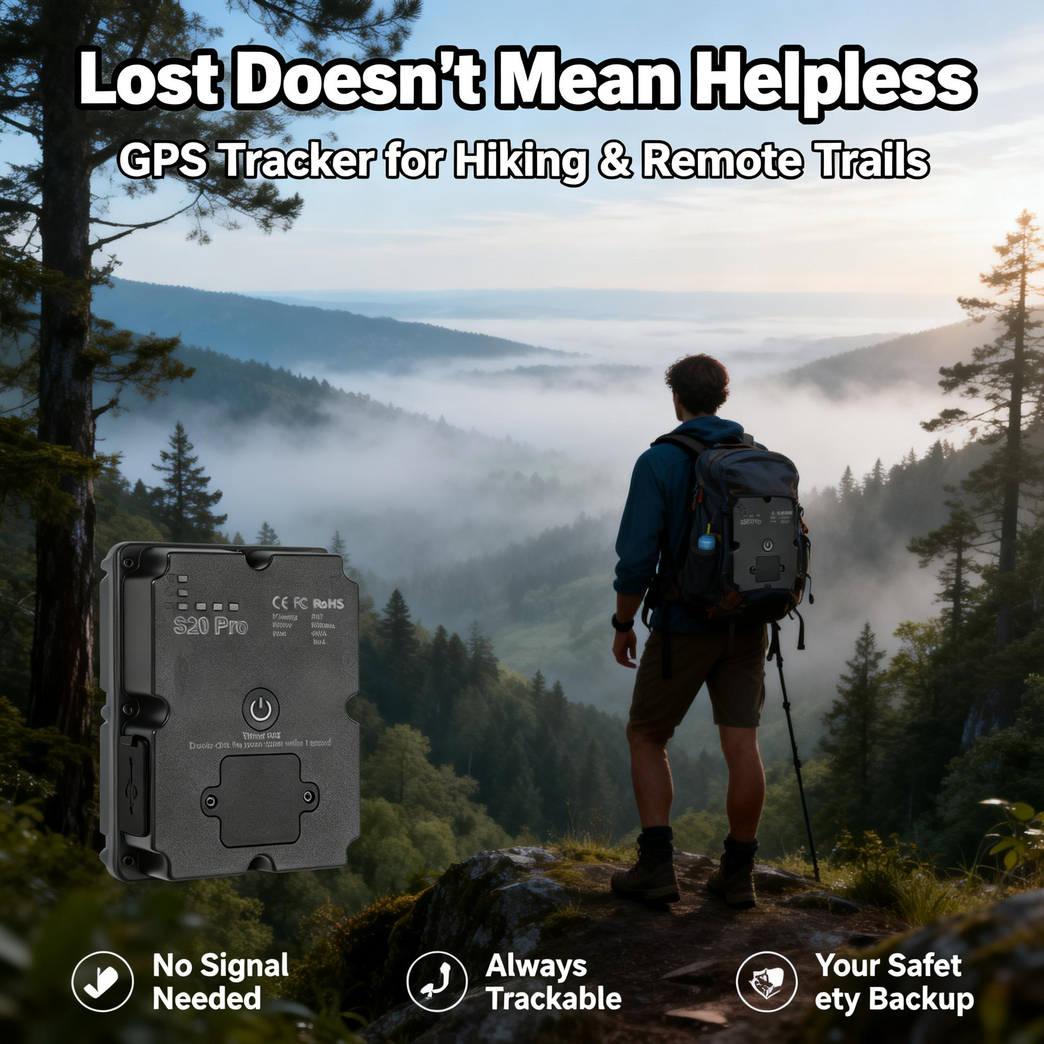 GPS Tracker for Hiking Backpac - Outdoor Adventure With No Backpack reseña y precio