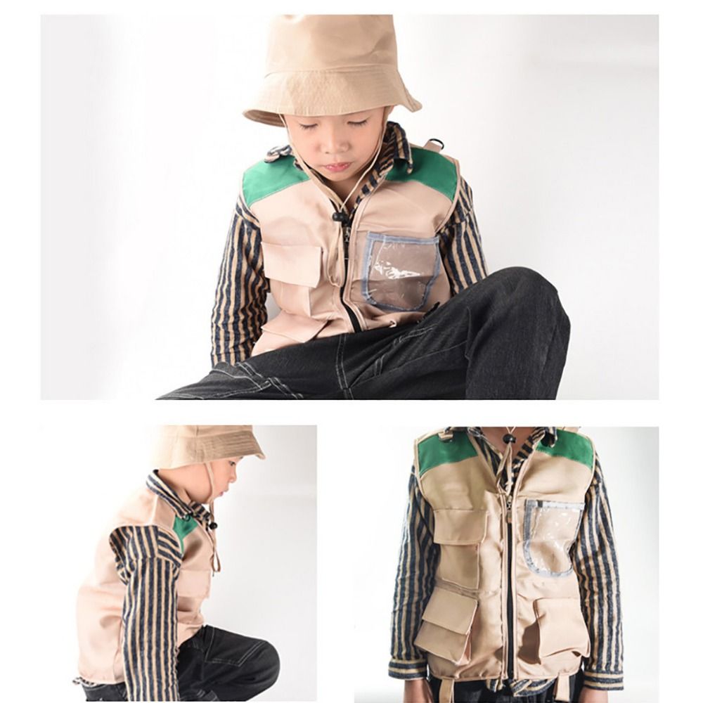 Multicolor Explorer Hat Vest C - Outdoor Adventure Kit For Kids reseña y precio