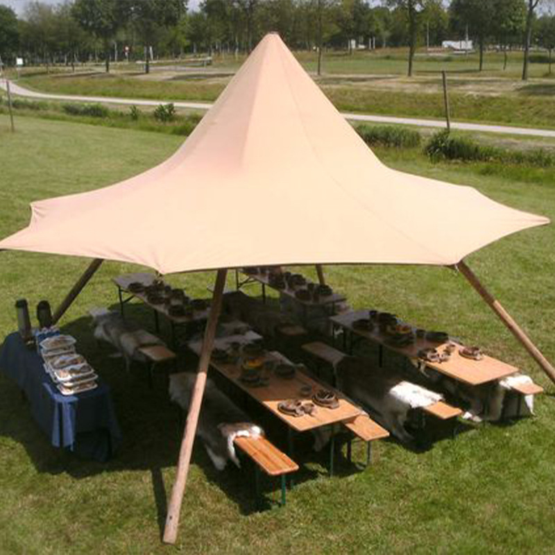 Double Layer Solid Wood Tent,  - Outdoor Adventure Resorts reseña y precio