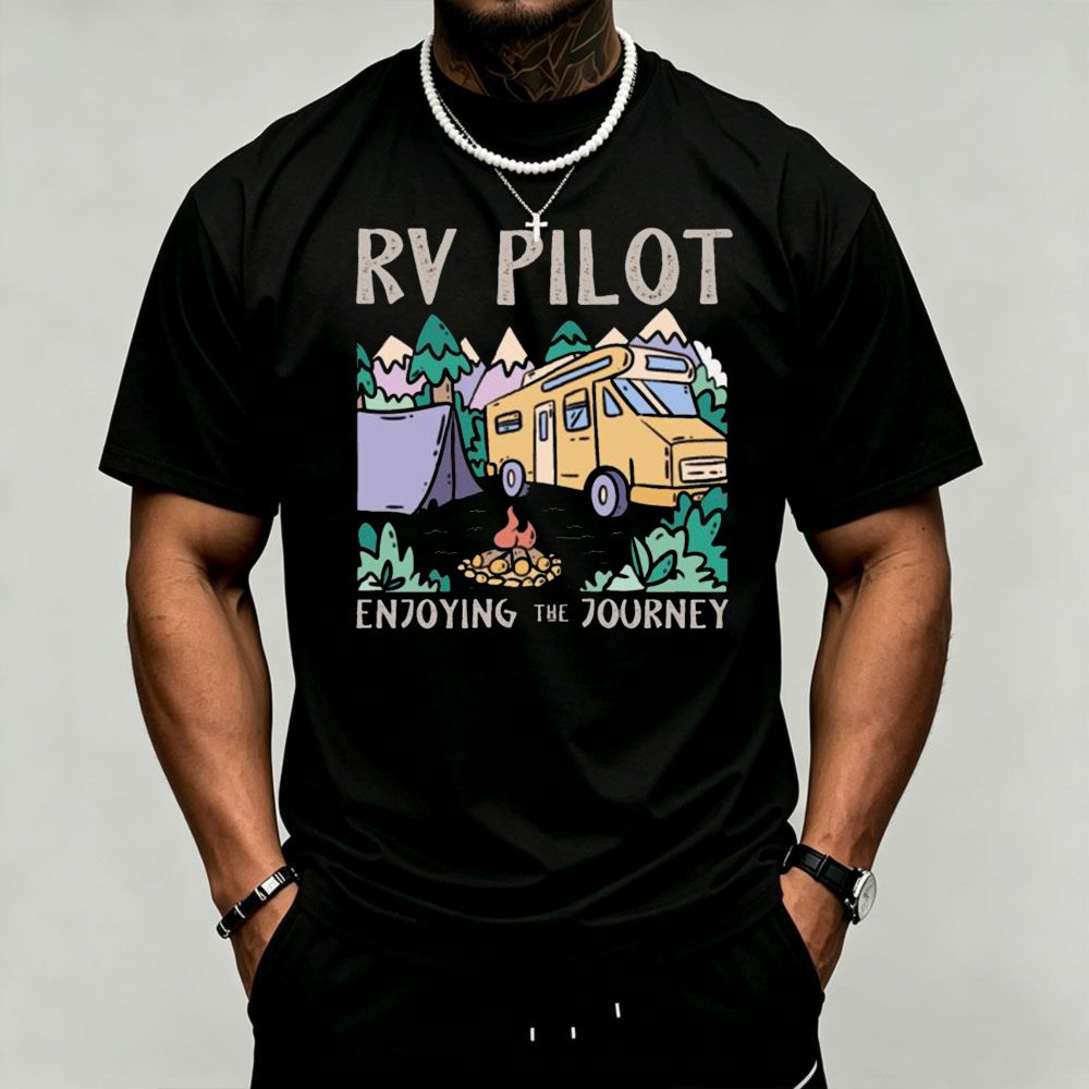 RV Pilot Camper Van Camping Gr - Outdoor Adventure Quotes Short reseña y precio