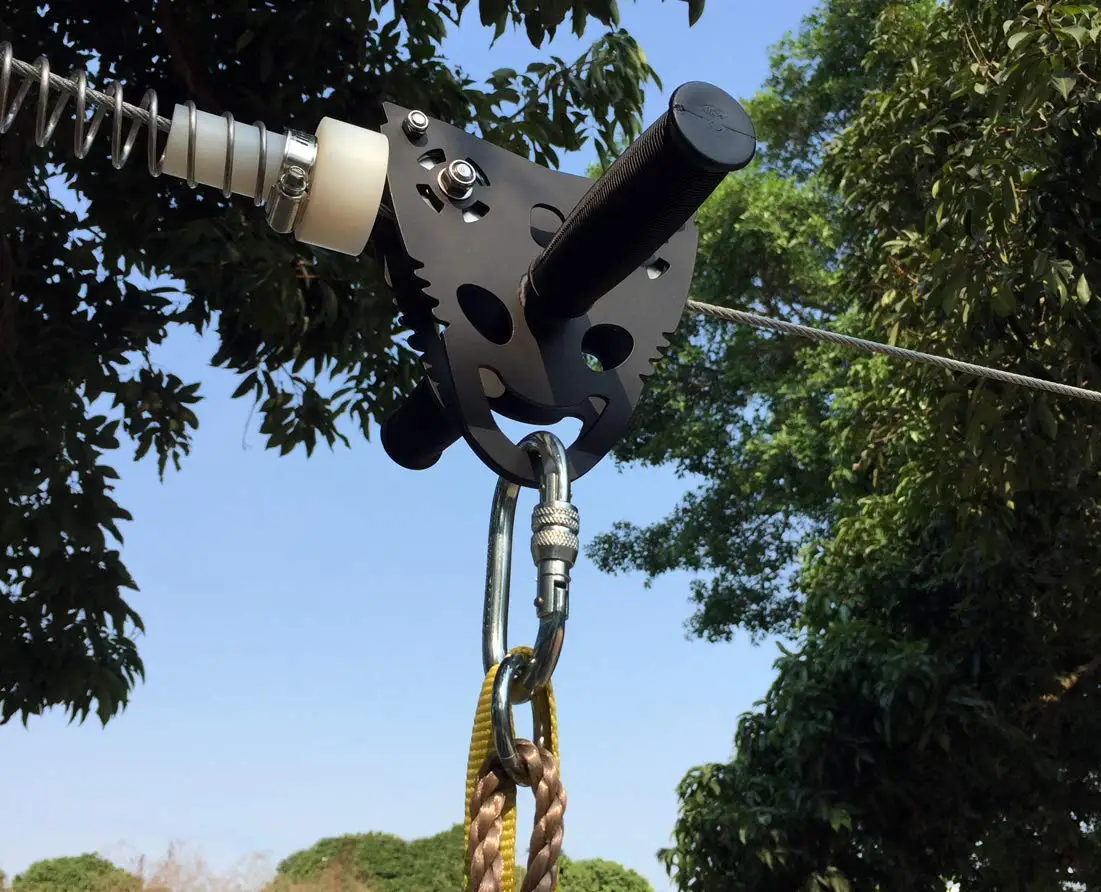 Upgraded 120ft Zip Line Kit fo - Outdoor Adventure Kit For Kids reseña y precio