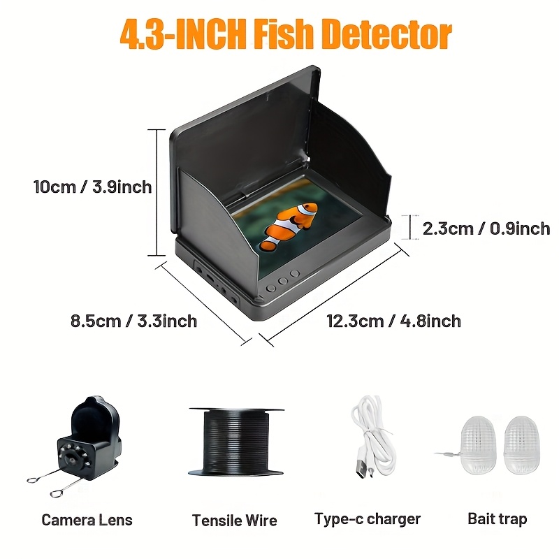 XHJ HD Fishing Monitor, 4.3 In - Outdoor Adventure Kit reseña y precio