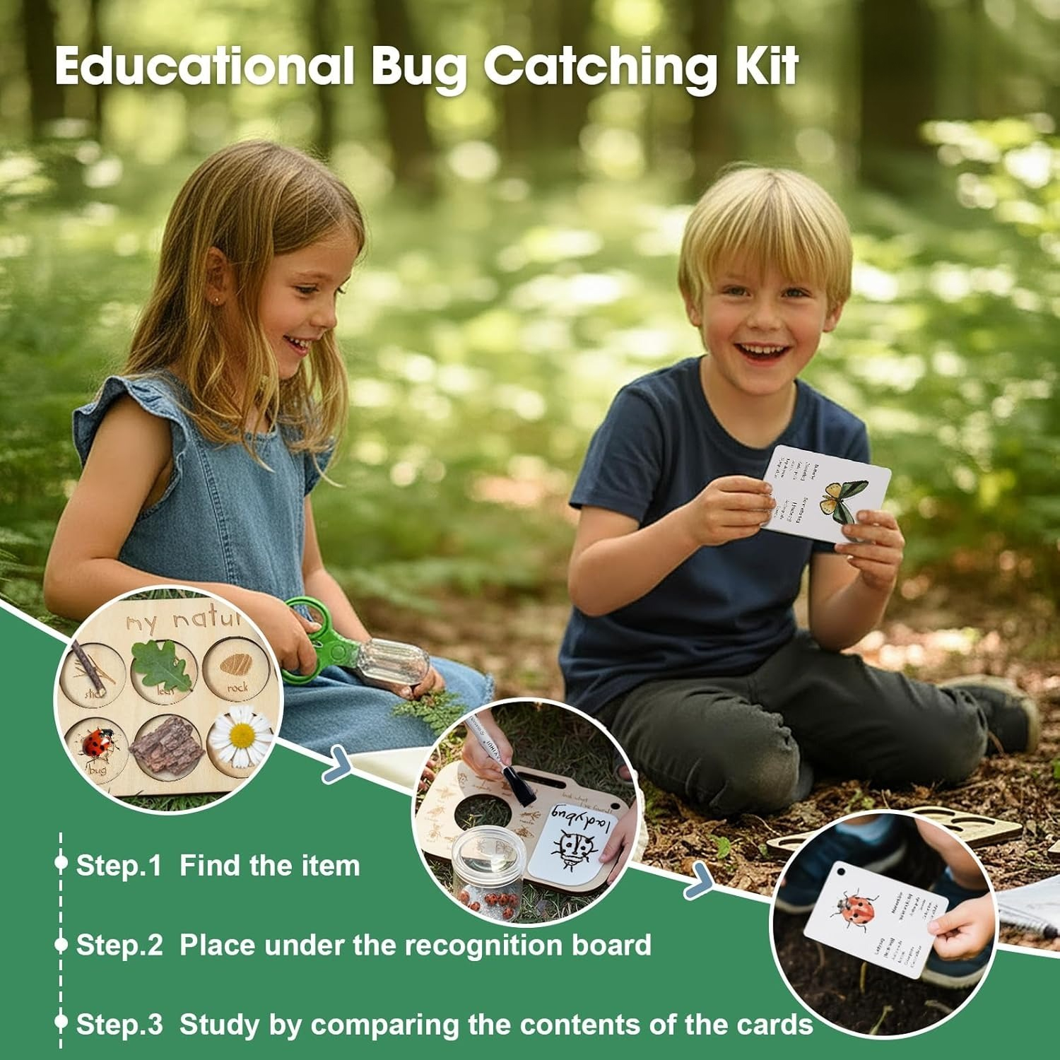 Bug Catcher Kit for Kids with  - Outdoor Adventure Kit For Kids reseña y precio