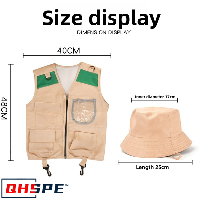 Kids Explorer Vest and Hat Cos - Outdoor Adventure Activities For Kids reseña y precio