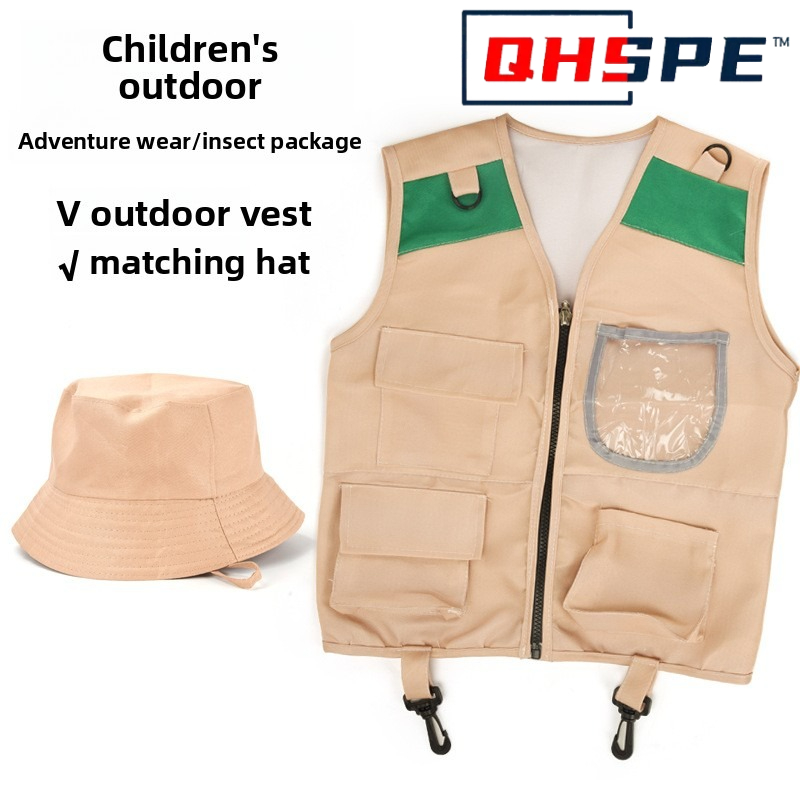 Kids Explorer Vest and Hat Cos - Outdoor Adventure Activities For Kids reseña y precio