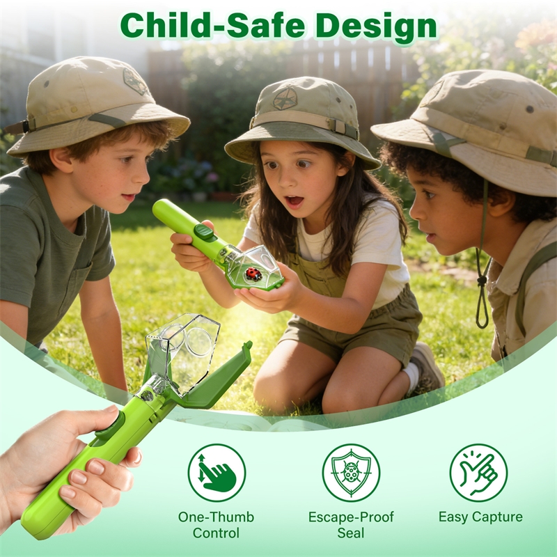 Kids Bug Catcher With 6X Magni - Outdoor Adventure Kit For Kids reseña y precio